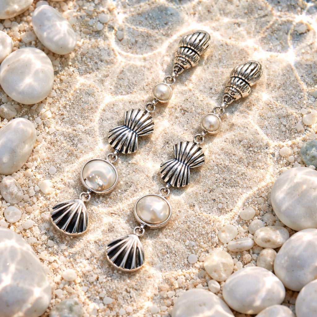 Ariel Pearl Stud Yin Jewelry for the Soul