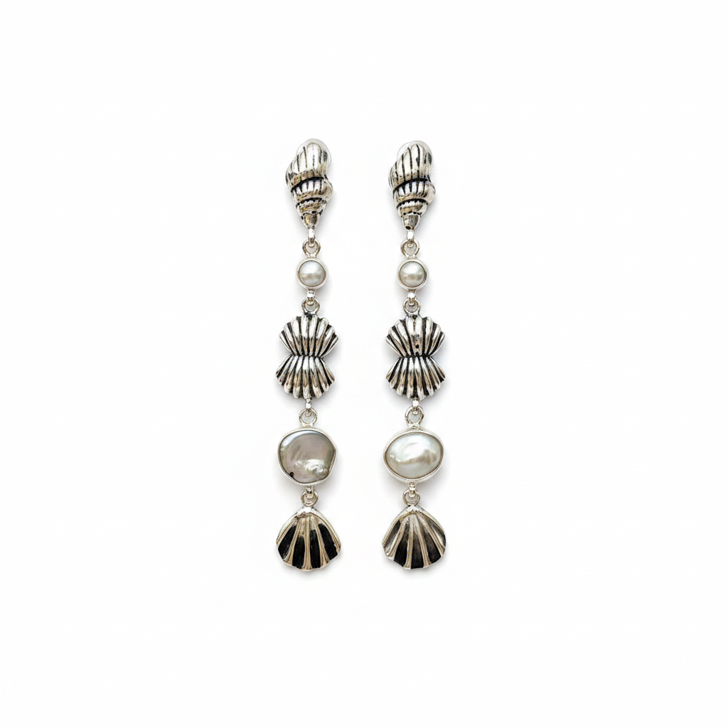 Ariel Pearl Stud Yin Jewelry for the Soul