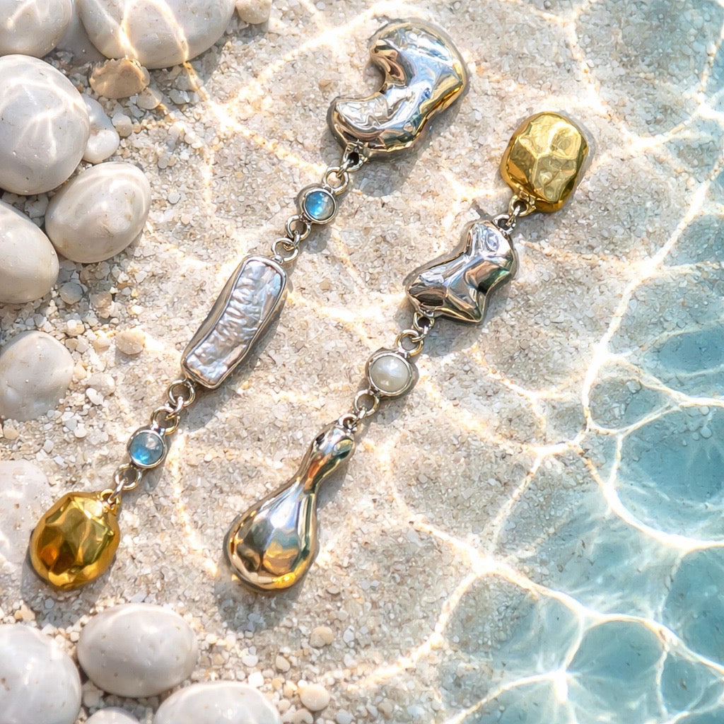 Drift Pearl Stud Yin Jewelry for the Soul