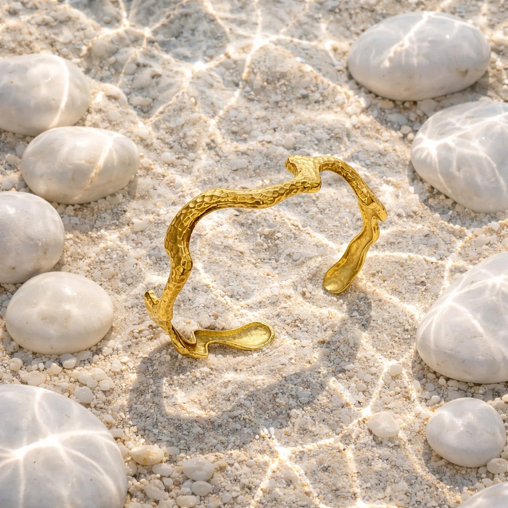 CORAL BANGLE Yin Jewelry for the Soul