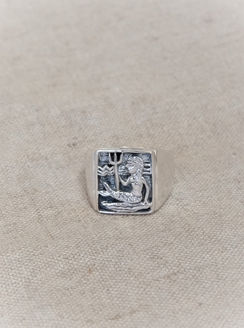 Neptune Ring in Silver