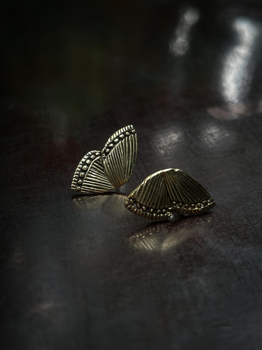 Kupu Kupu Earrings in Brass