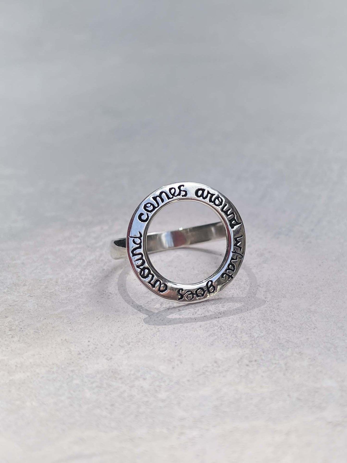 Karma Ring in Silver