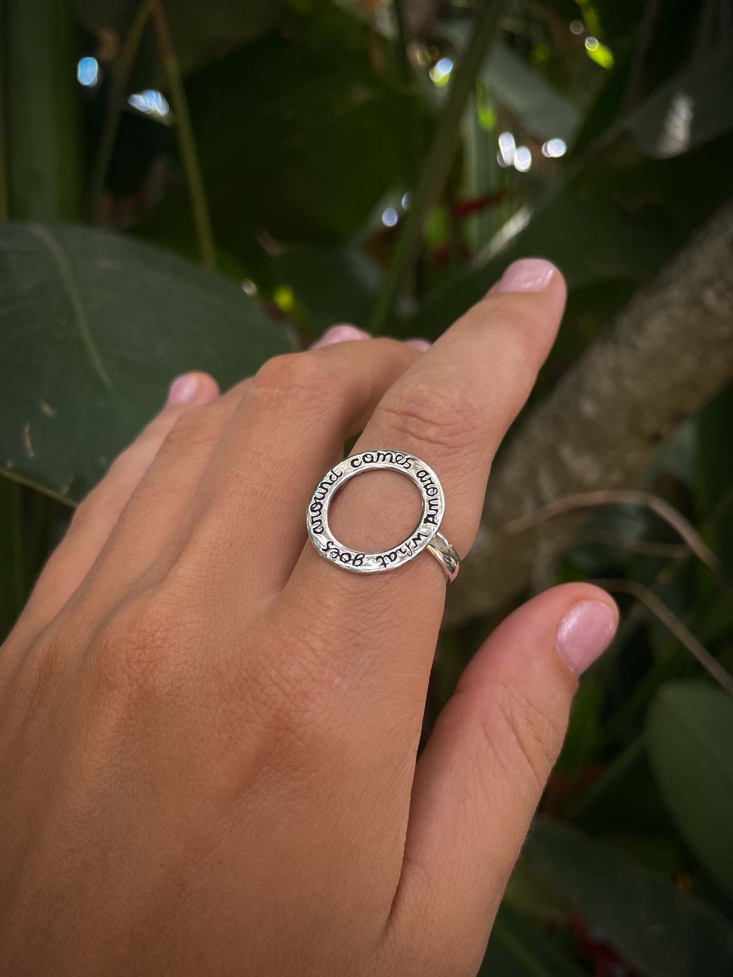 Karma Ring in Silver