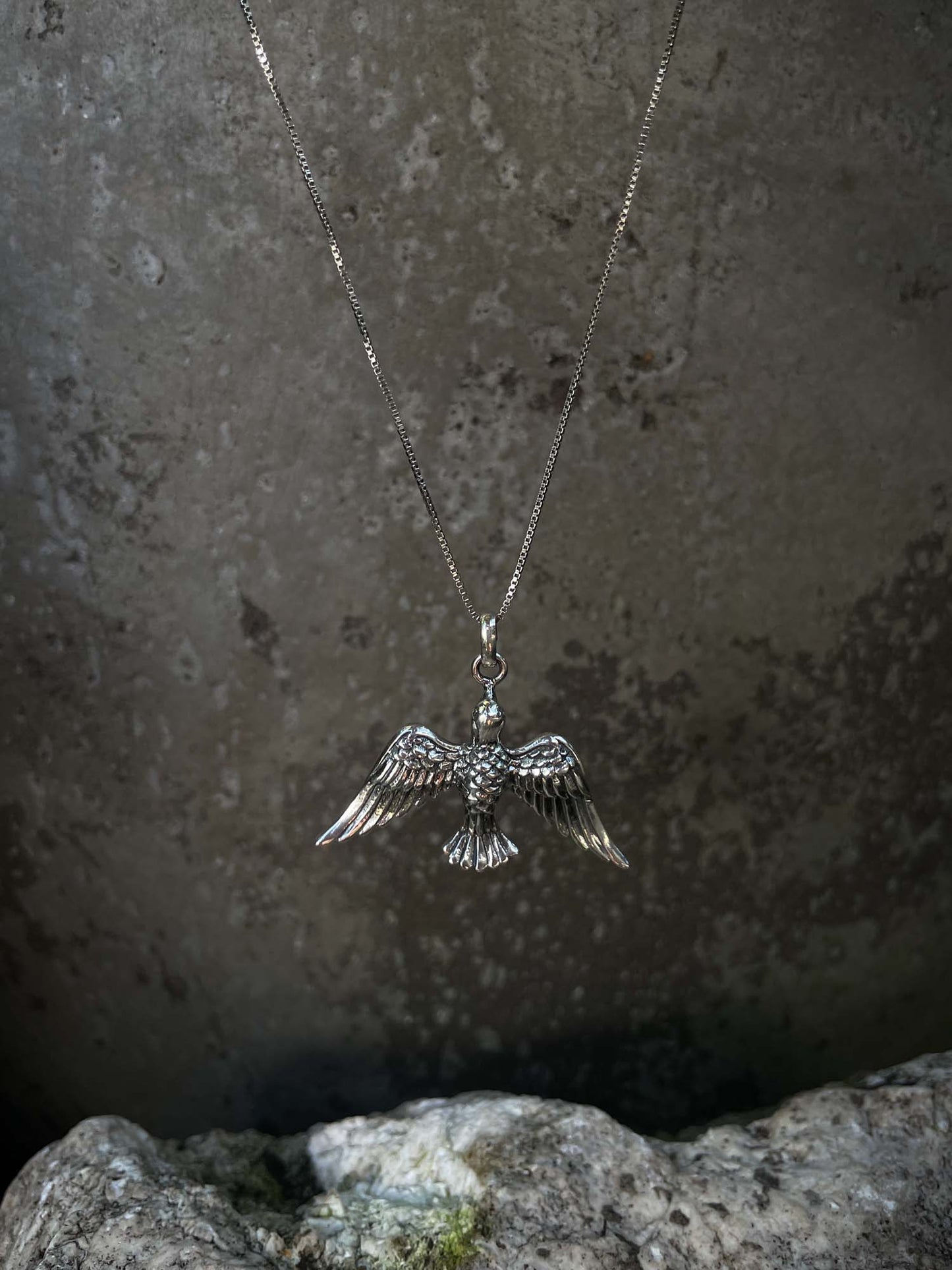 Bird Pendant in Silver