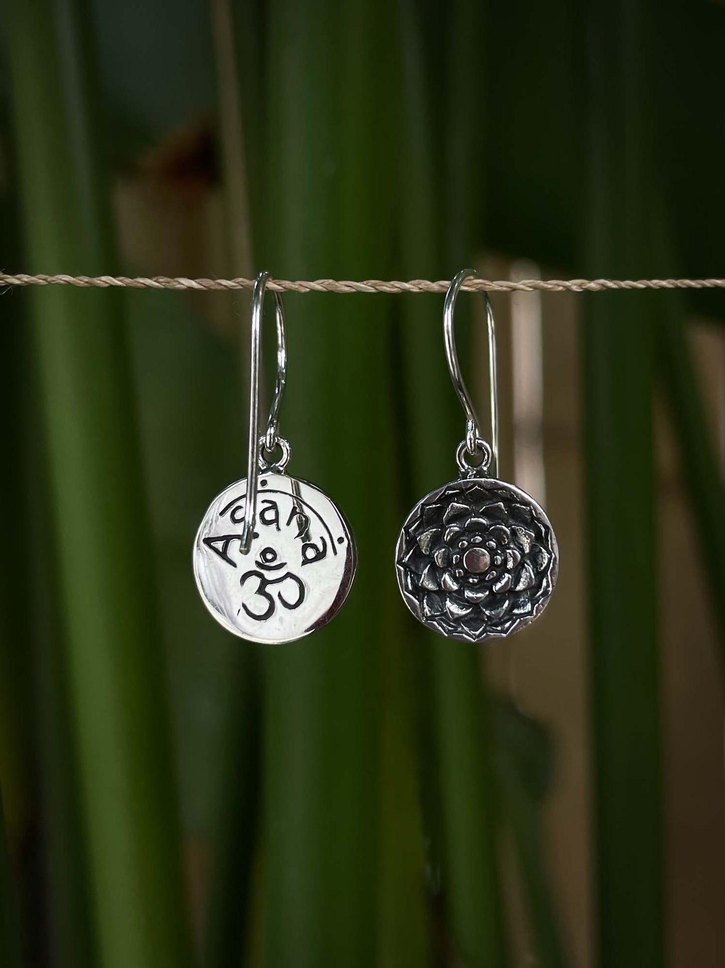 Asana Earrings in Silver