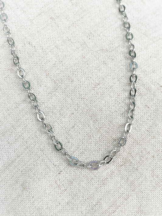 Silver Chain, Flat Cable - SK3040