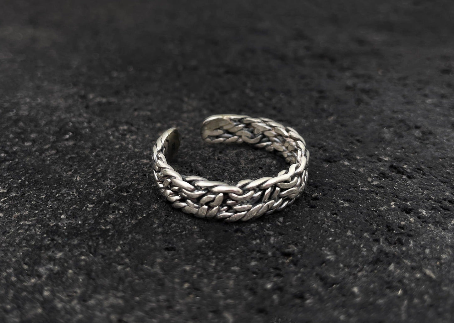 Open Viking Silver Ring