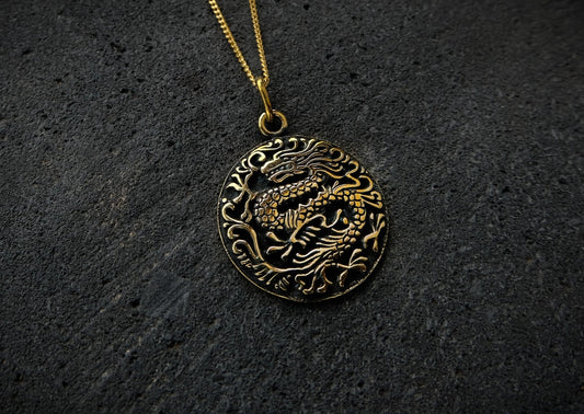 Dragon Brass Pendant