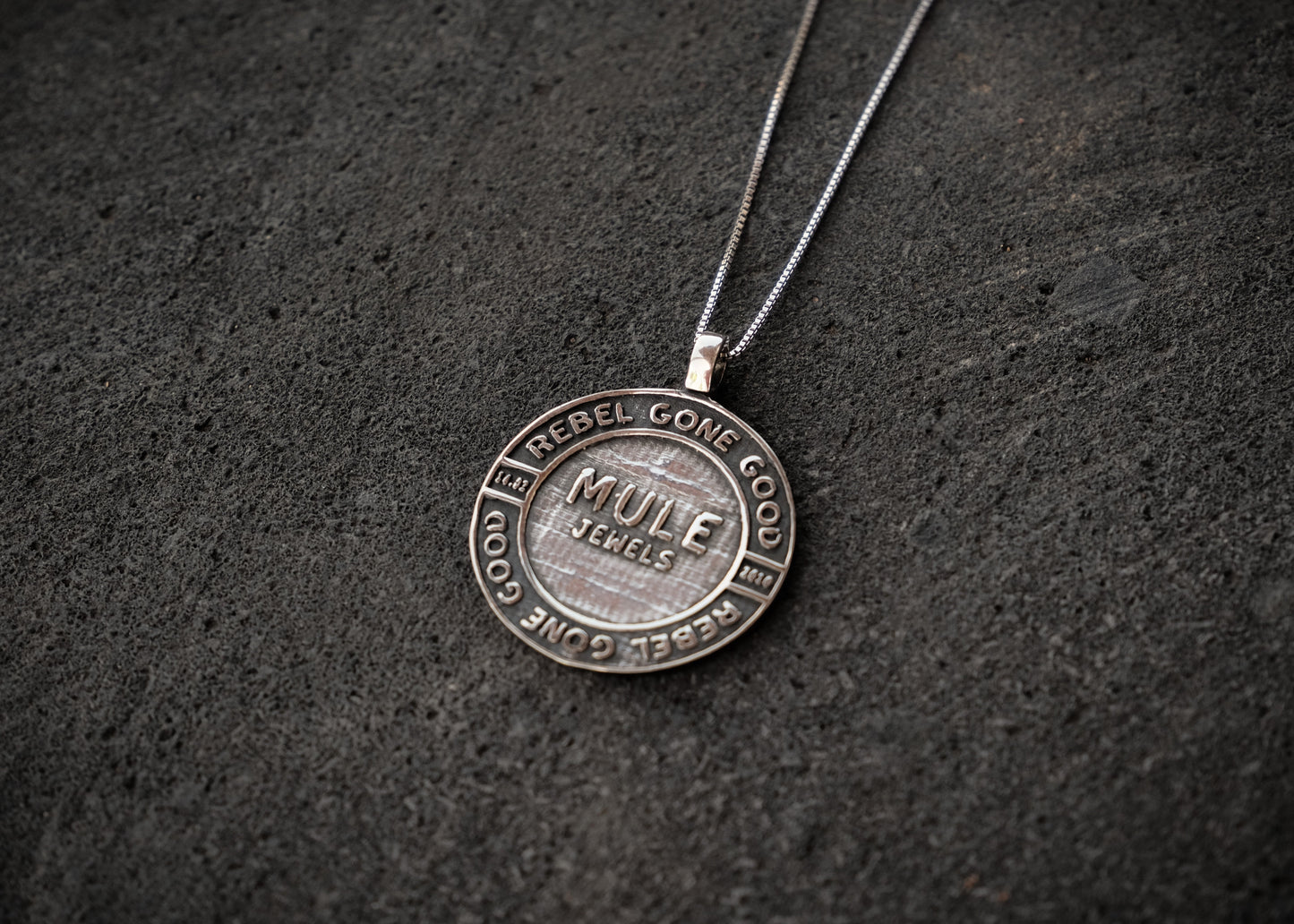 Rebel Gone Good Silver Pendant