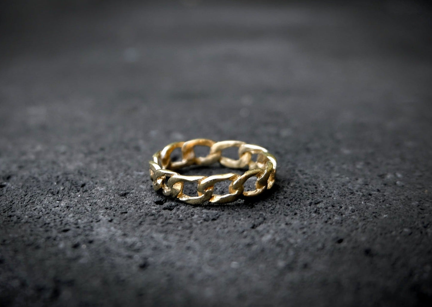 Chain Small Brass Ring