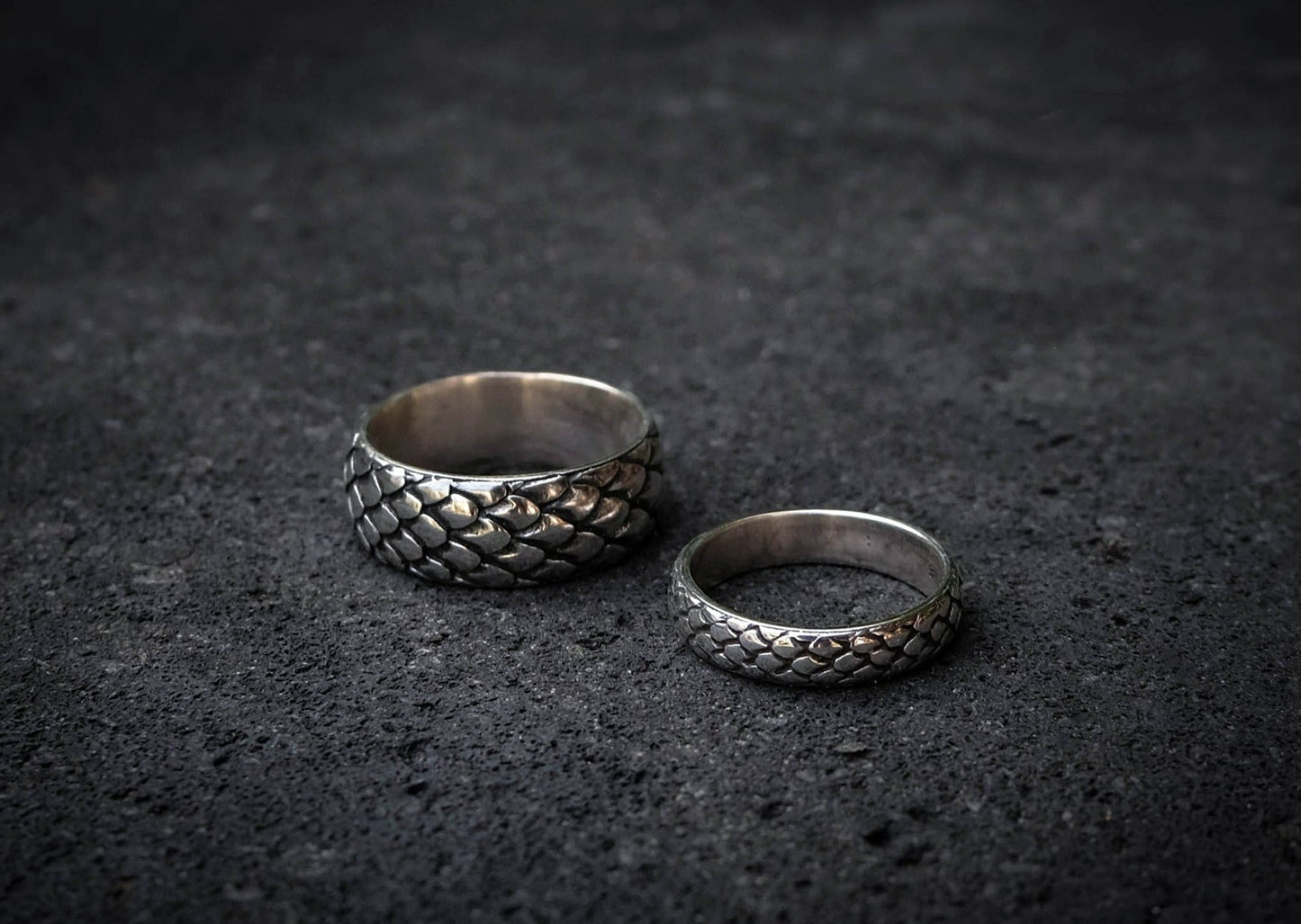 Salak Small Silver Ring