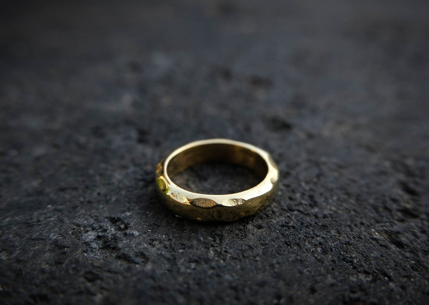 Geometric Brass Ring